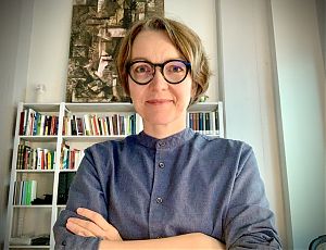 Tanja Weidner berichtet von der Wiedereröffnung des WBT und ihrem beruflichen Weg in die Dramaturgie. (Foto: Redaktionsgruppe Welle WBT)
