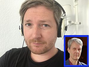 Moderator Andre Schuster (großes Bild) und Harald Löhlein vom DPWV. (Fotos: privat)