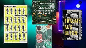 Sachbücher und Romane sind Themen beim LeseWurm im April. 