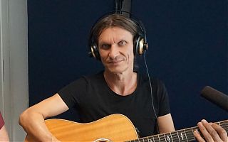 Stephan Sundrup im Studio bei "Poetry Rave" (Foto: Klaus Blödow)