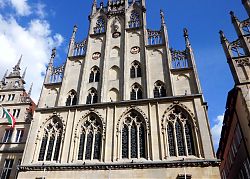 Im Rathaus von Münster wurde am 15. Mai 1648 der Westfälische Friede verkündet
