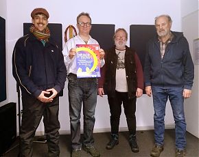 Salim Yahfoufi, Jewgenij Arefiev, Klaus Blödow, und Hugo Elkemann (Foto: Peter Henkenborg)