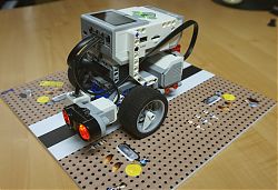 Einer der "Helden" beim Roboter-Wettstreit 