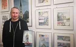 Legt den bereits zweiten Wilsberg-Comic „Um Kopf und Kragen“ vor: Zeichner Jörg Hartmann.