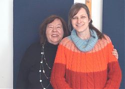 Renate Rave-Schneider mit Sybille Lengauer (Foto: Klaus Blödow)