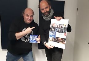 Albrecht Dörries (re., SACRE BLEU) bei TALK HEAVY (Foto: Klaus Blödow)