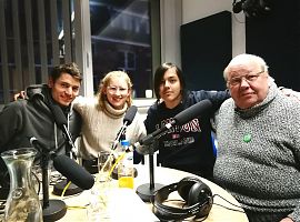 Von links: Steffen, Mali, Ernst und Gotwin. (Foto: Klaus Blödow)