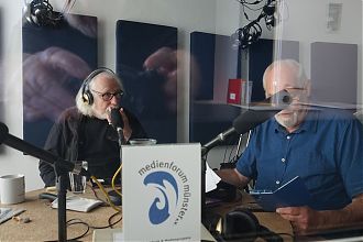 VMH und Ingo Gänsfuß im Studio. (Foto: Klaus Blödow)
